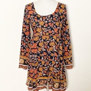 ✔️NWT|RAGA-Floral Front Slit Dress|Small